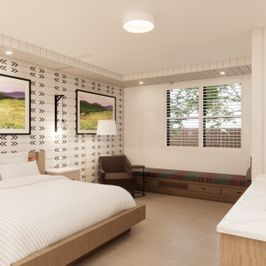 ADA King Room Bedroom